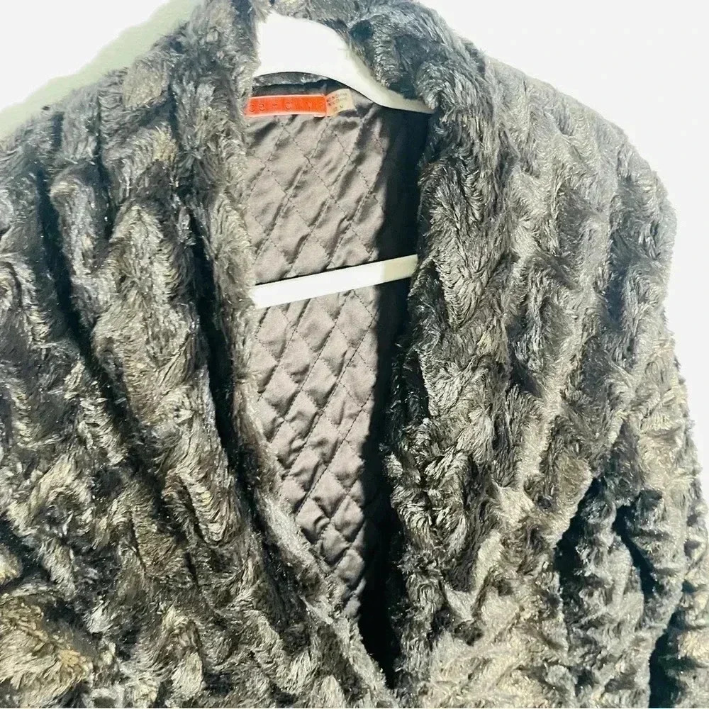 Alice + Olivia Zigzag Pattern Teddy Jacket - image 8